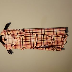 Like new cute sleeveless button down dress